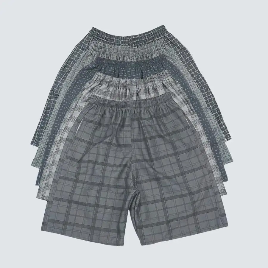 Sale combo 5 quần,Quần đùi nam,quần short trung niên lưng thun from rộng chất vải mát thấm hút Cotton Menswear Kem Dệt Pants combo  5quanduinam