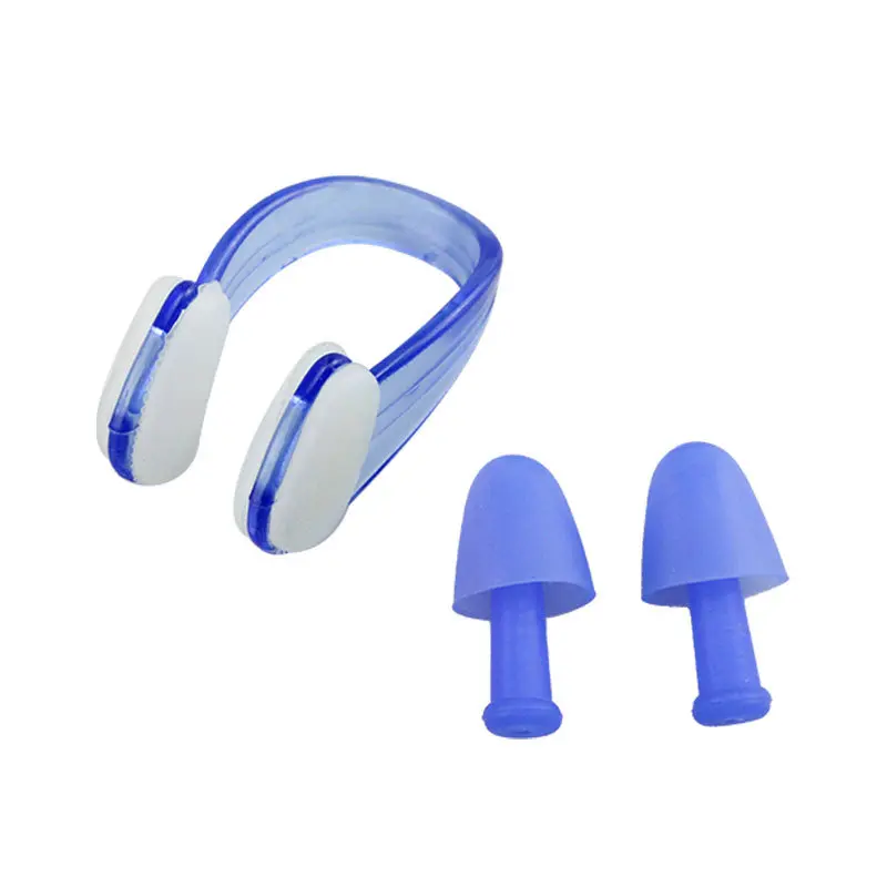 (QUÀ TẶNG) Bộ bịt tai kẹp mũi thiết kế 3D cách âm, ngăn nước Nút nhét i chống nước cho trẻ em/người lớn, sử dụng khi bơi, du lịch Kẹp mũi  Silicon Lipokids Nam Sport 0