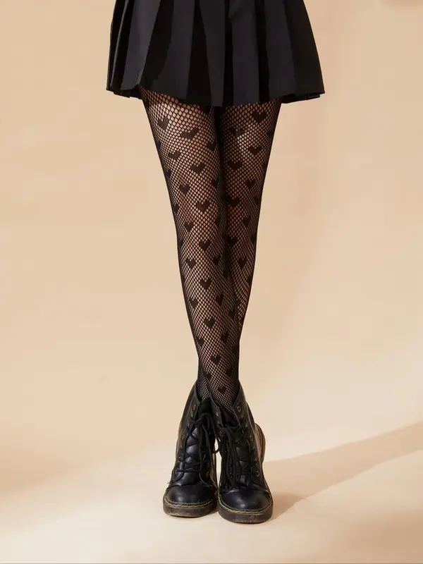 Women's Comfortable Floral Print Fishnet Tights, Chic Elegant Fit Comfy 1 Pair Pantyhose for Daily Wear, Breathable Stretchy Comfort Sheer Tights, Minimalist Ladies Socks, Underwear for Women, Fashion Lady Nylon Stockings for All Seasons, Party Womenswear 3