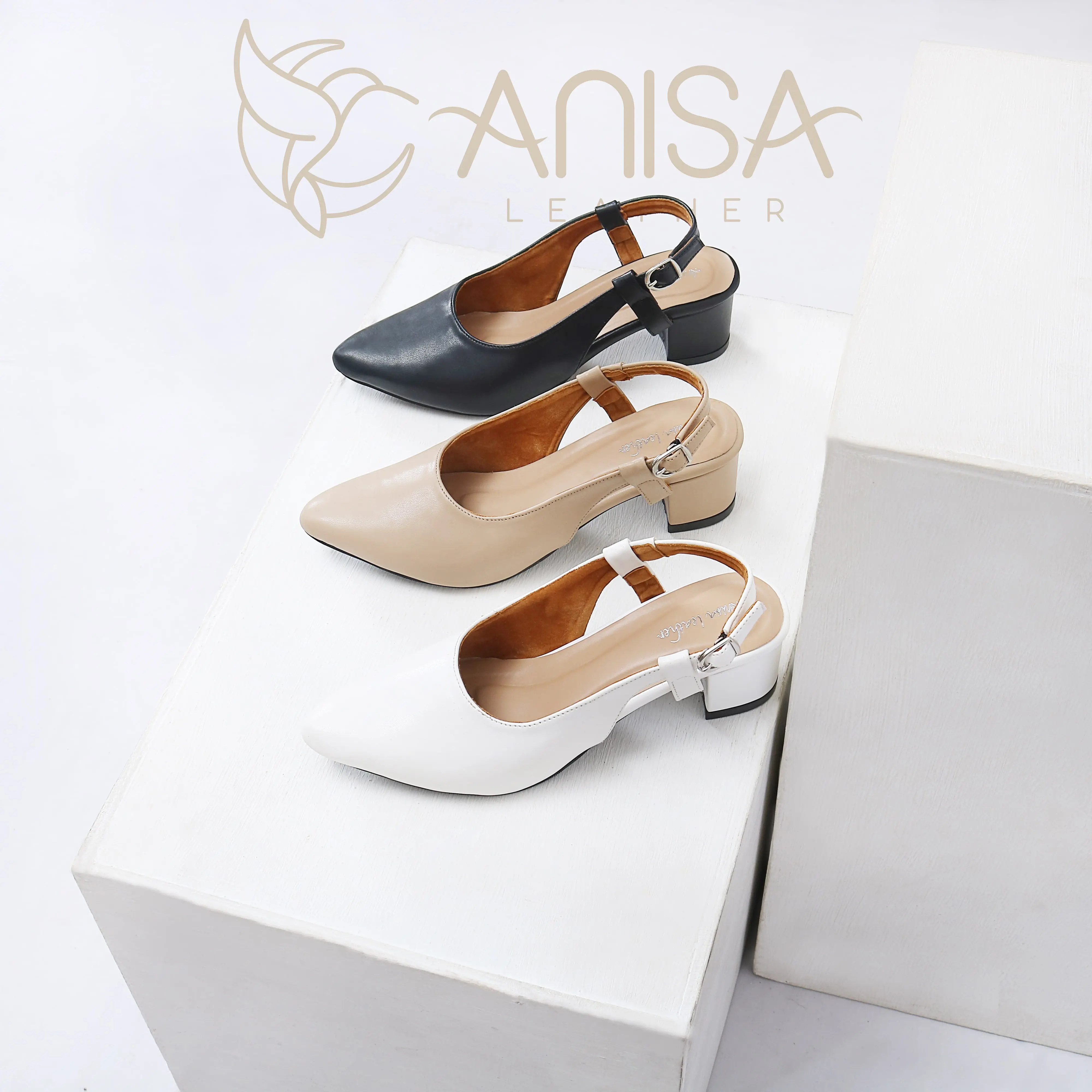 Anisa - Cellin Mules Wanita Heels 5 CM