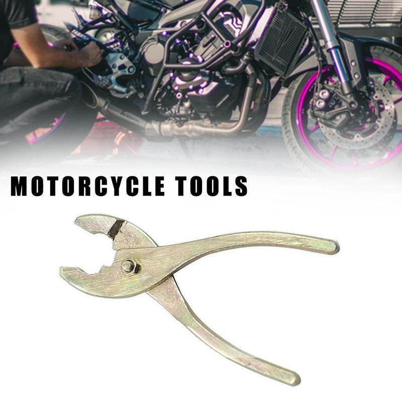Product Introduction of 5Pcs Motor Tool Kit, Spark, Plug Remover, Wrench, Pliers With Black Storage Pocket Motorcycle N2C9 87