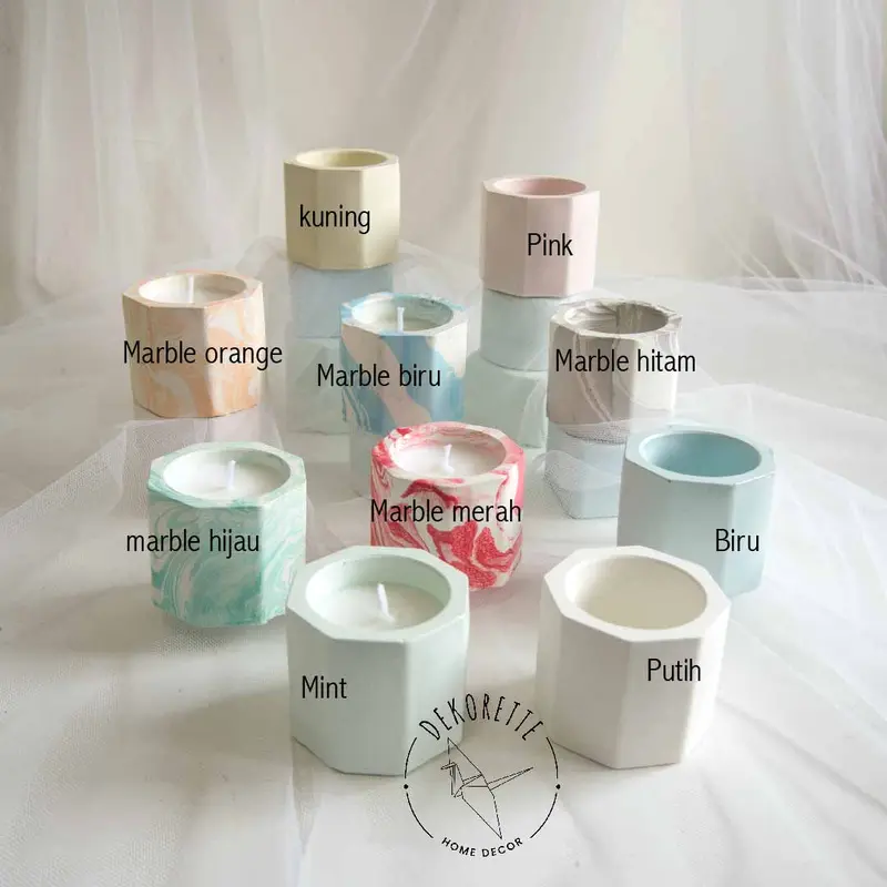 DEKORETTE - HERA SCENTED CANDLE | Souvenir lilin | lilin aromaterapi little candle 2