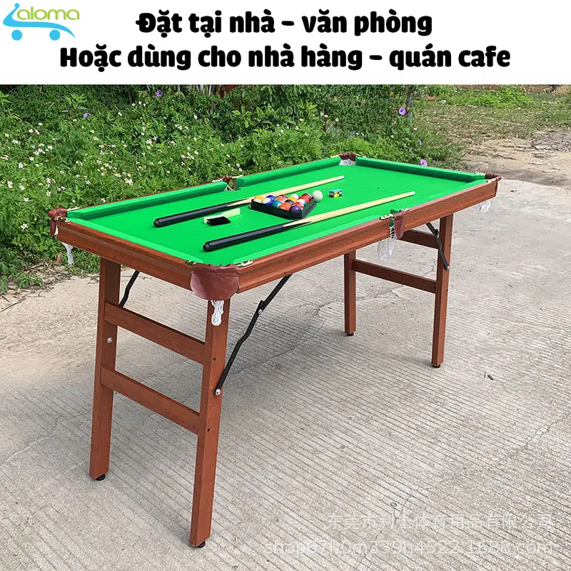 Bàn Bi-A mini bằng gỗ Table TTP-140 kích thước 140x61x78cm Đồ Chơi Cho Bé Và Người lớn 6
