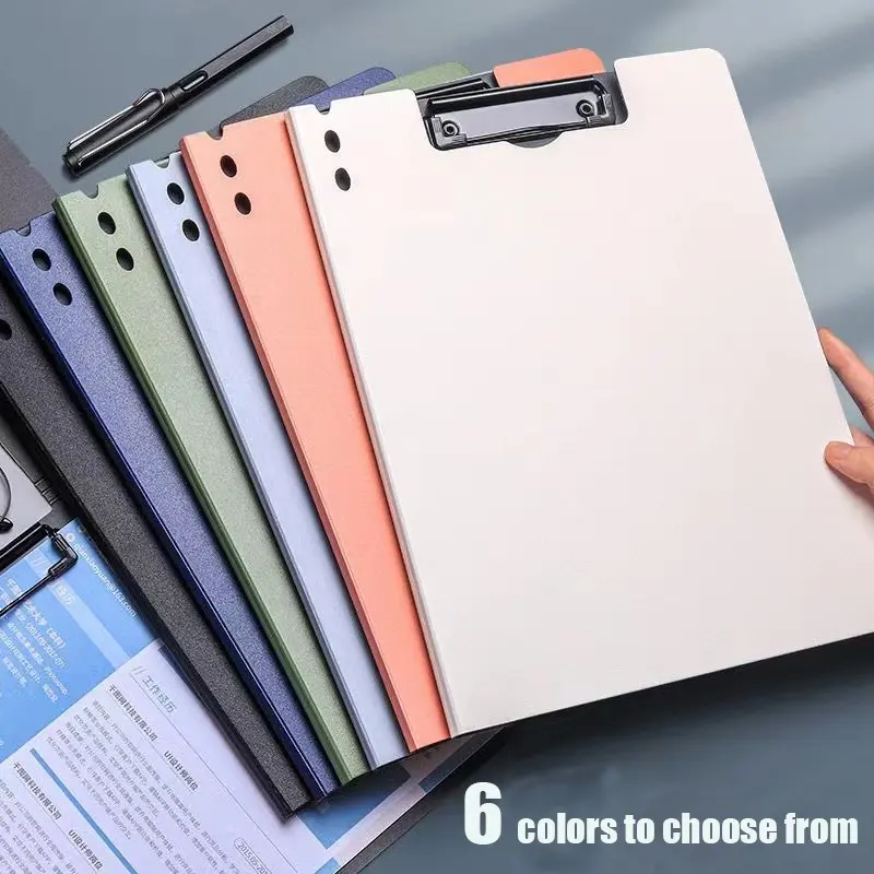 A4 Clip File Folder Color Folder File Organizer Folder School Office Writing With Metal Folder