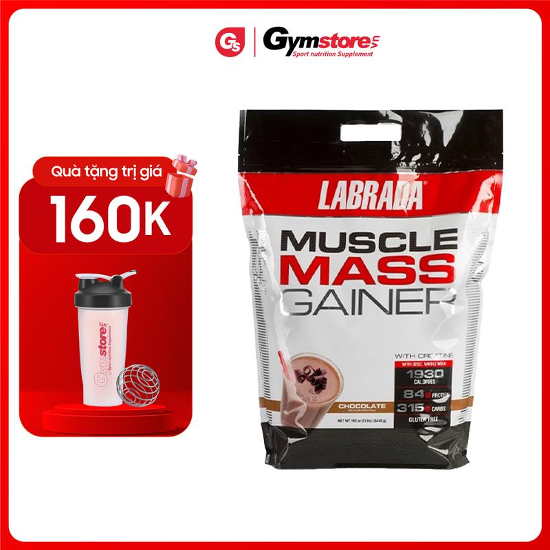 Bột Mass Labrada Muscle Mass Gainer 12 Lbs (5,4Kg) | Made in USA