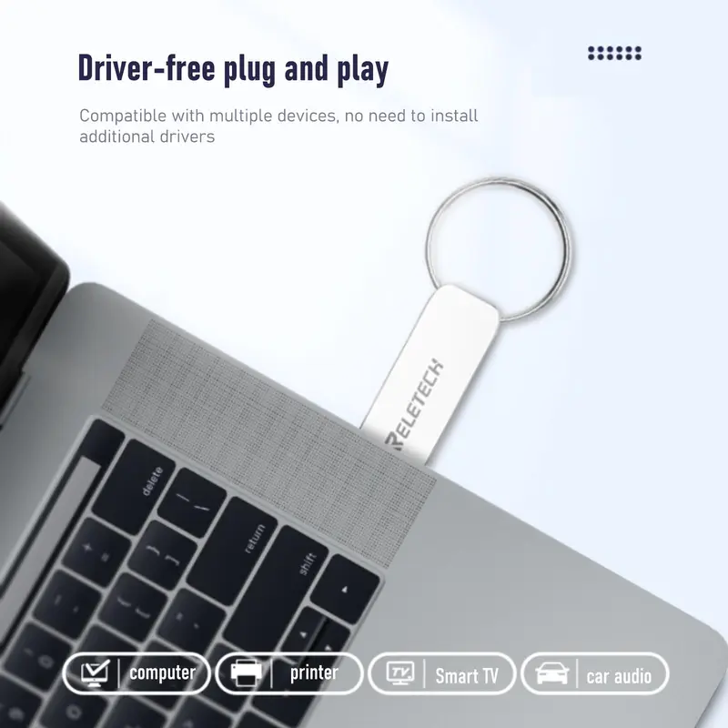 RELETECH USB 2.0 Flash Drive, 5 Counts Portable USB Flash Drive, Memory Stick, USB Flash Drive for Home, Office, School 3