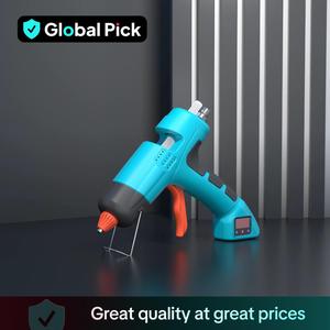 20W Wireless Lithium Battery Hot Melt Glue-Gun, Rechargeable Adjustable Digital Display Glue-Gun, Small Power Tool for Decoration Gifts