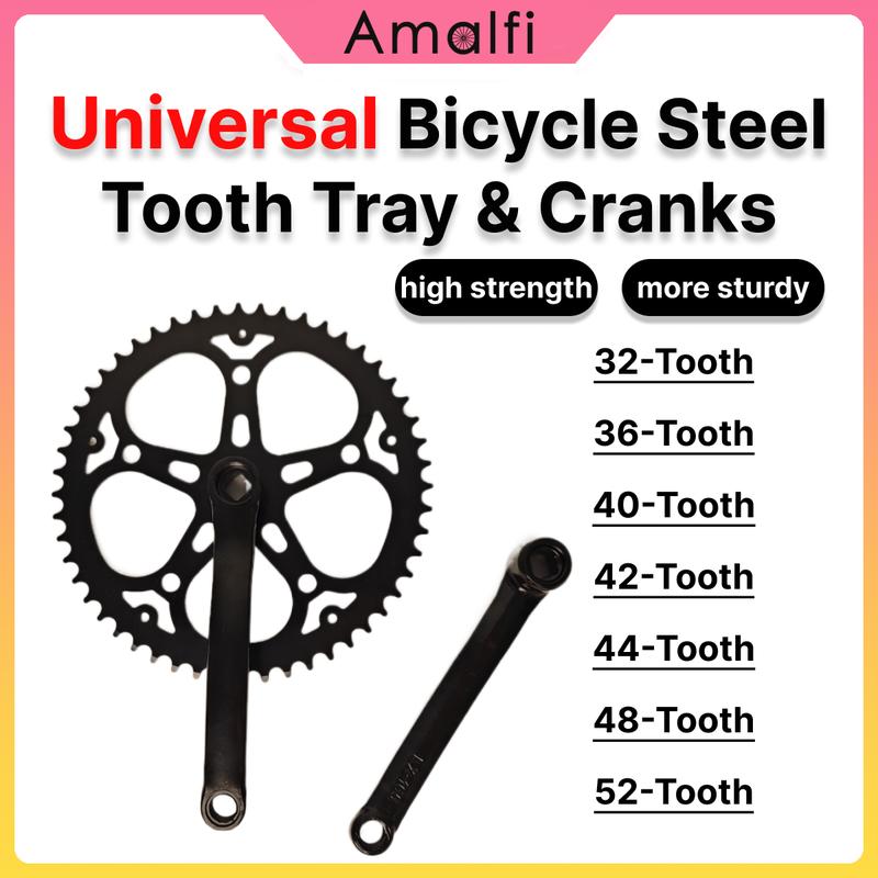 Protezione Catena Bici Corona 36-52T | Copricatena Universale In Metallo | Guarnitura