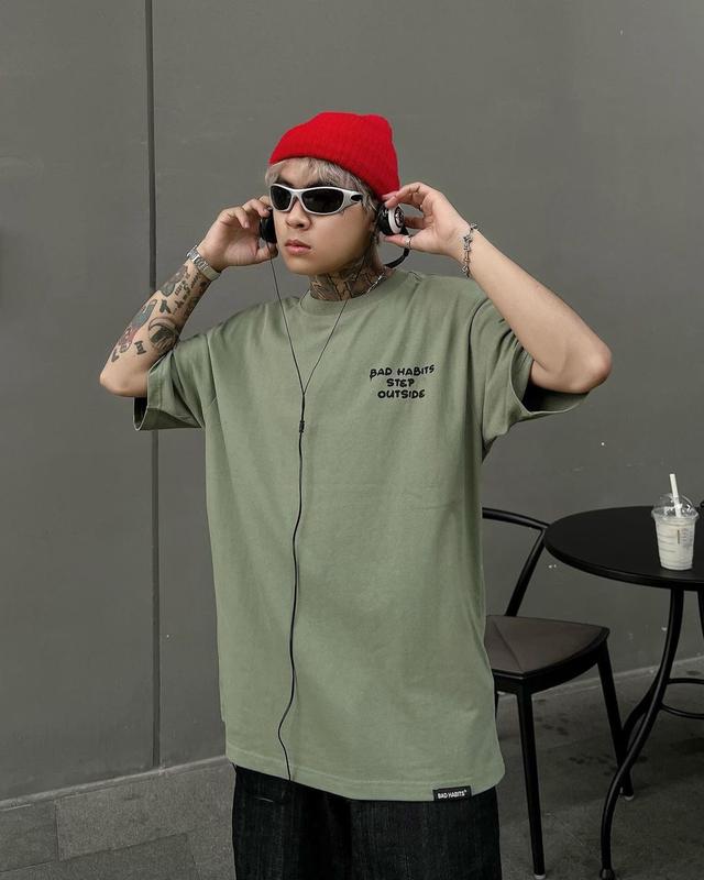 Áo Thun Unisex Bad Habits- RUN TEE -Local Brand Chính Hãng 7