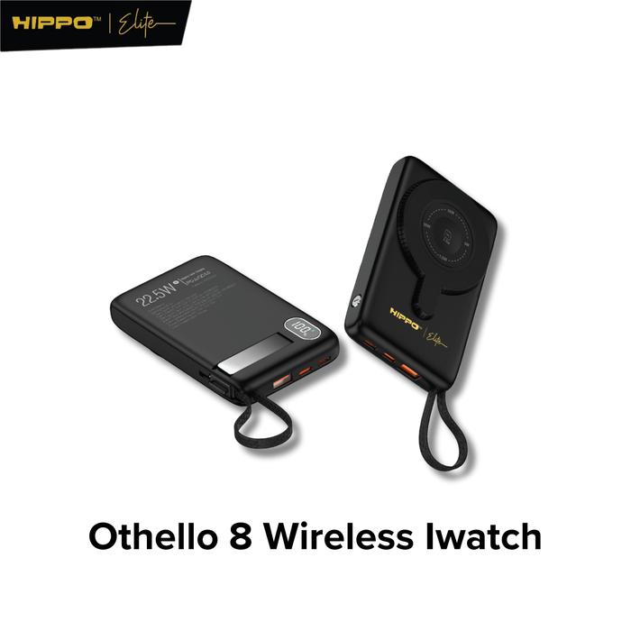 Gambar Hippo Elite Powerbank Othello 8 22,5W Wireless Charging 15W untuk iPhone & Iwatch 10000mAh dengan Teknologi PD Fast Charging & Proteksi Multi dari Hippo Indonesia Kota Administrasi Jakarta Pusat Tokopedia