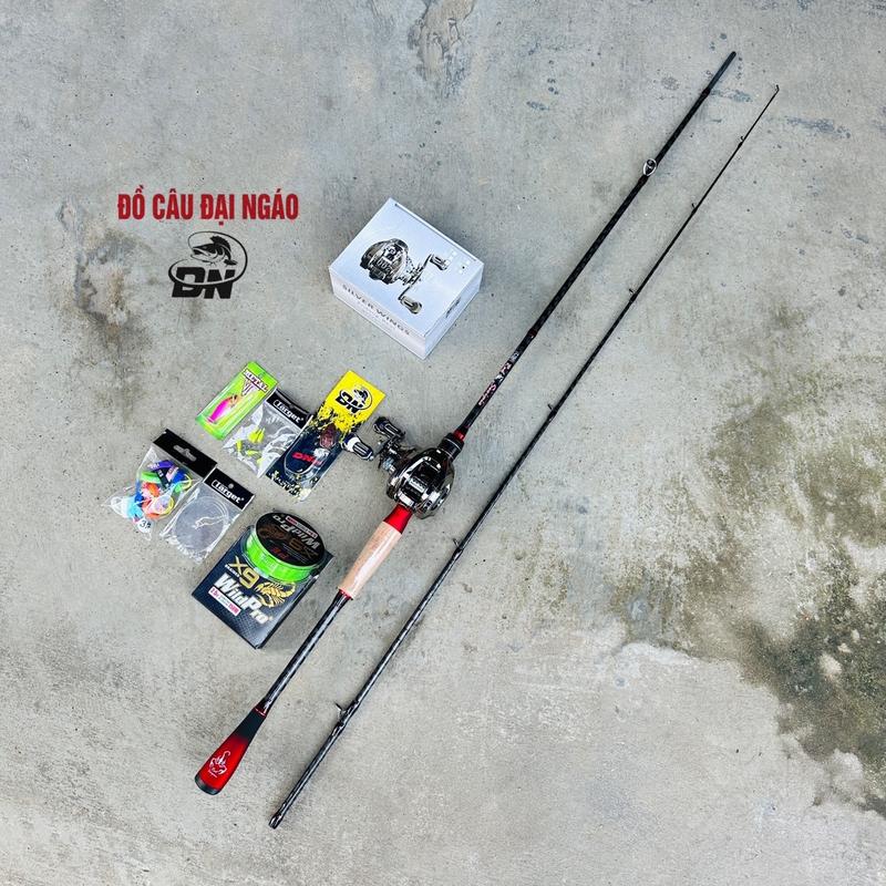 COMBO cần CÂU CÁ LURE CẦN BỌ CẠP ĐẠI NGÁO  CACBON XOẮN X Toàn Thân MÁY SILLER MASTER ( CÓ TIẾNG DRAGXLICK ) Cần Cảm Giác ( Tặng khóa link, leader)