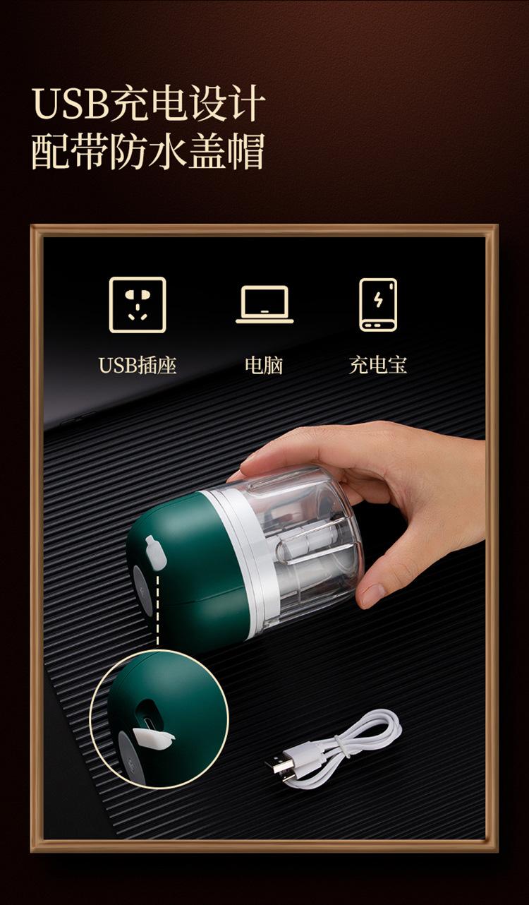 Product Introduction of Multifunctional Garlic Grater Mini Cooking Machine Meshed Garlic Device Electric Garlic Press Household Baby Food Supplement Cross-Border Gifts 23