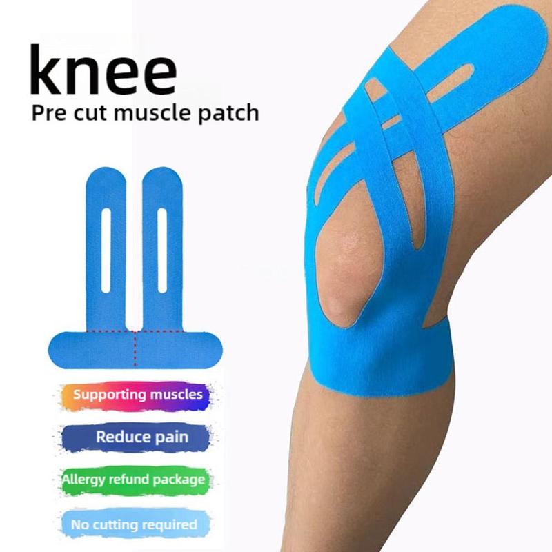 Pre-cut Muscle Patch For Knees, One-piece Molding, Pre-cut Kinesio ...