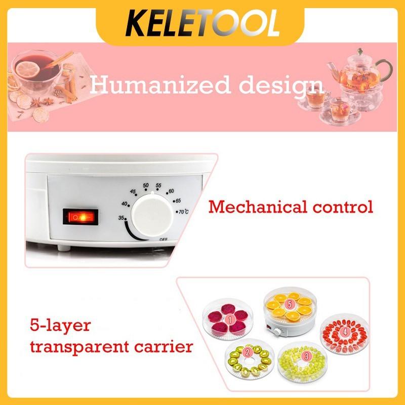 Product Introduction of LOCAL SHIPPING Food Dehydrator Vege Filament Dehydrated Machine Dehydrater Freeze Air Dryer Dried Fruit Fruits Veggie Drying Digital 7
