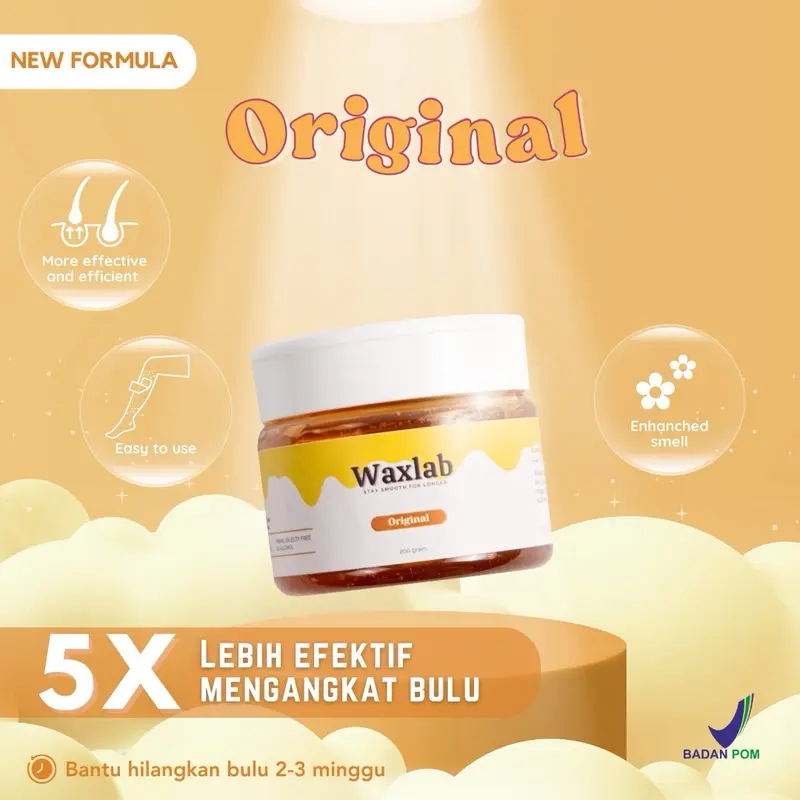 Waxlab 200Ml Original Sugar Waxing Kit Hair Removal Membasmi  Penyebab Ketiak Hitam 0