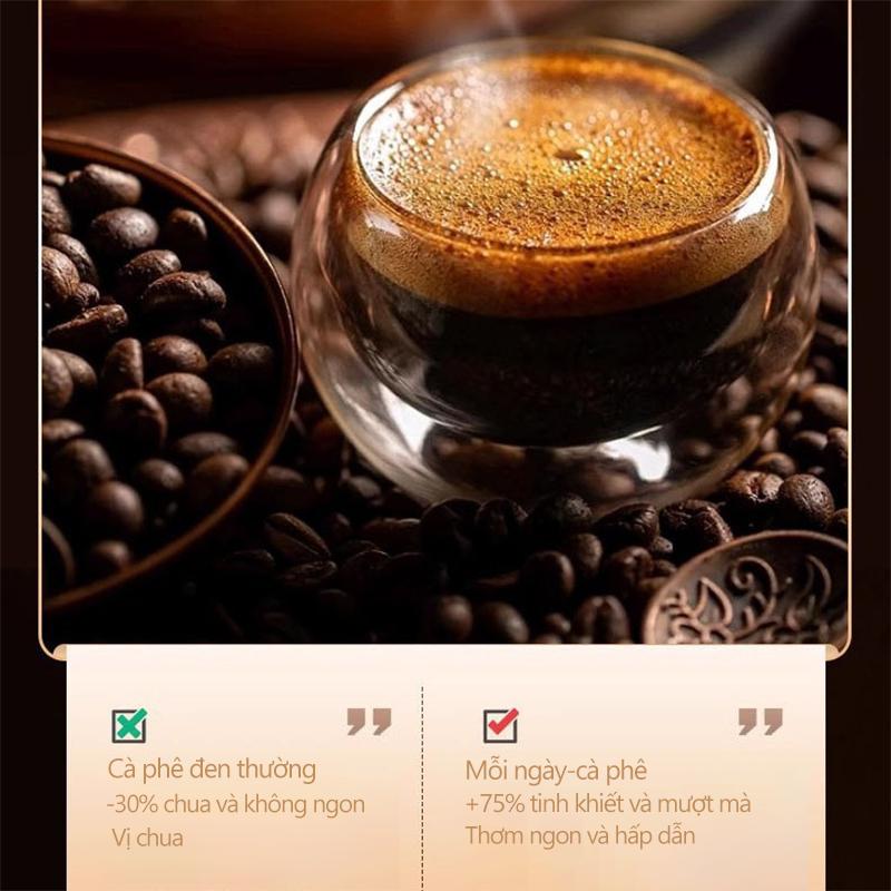 Cà phê đen đặc biệt, 100% Arabica, rang xay thủ công, 10 gói/hộp - Mua 2 tặng 4 - Coffee 6