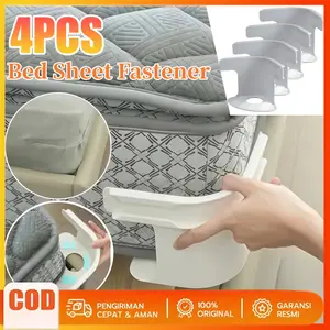 4Pcs Penjepit Sprei Anti Geser Bedlock Sprei Anti Geser Anti Lepas Bed Sheet Corner Tightener Clips Penjepit Sprei Anti Geser Tidak Ada Kerutan Selama Setahun