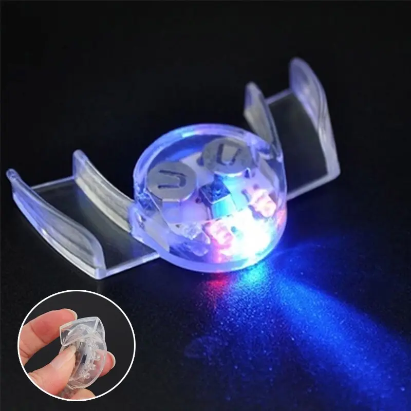 1PC Lucu LED Kedip Gigi Behel Penjaga Mulut Halloween Trick, Lampu Gigi Kelap Kelip 3