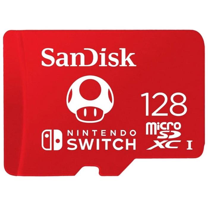 Gambar SanDisk microSDXC Nintendo 128GB 100MB/s U3 - (SDSQXAO-128G-GN3ZN) dari GGSTORESBY Kota Surabaya Tokopedia