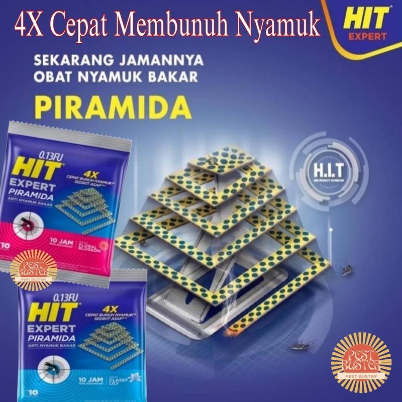 HIT EXPERT PIRAMIDA BAKAR ISI 10 ANTI NYAMUK BAKAR SEDIKIT ASAP 0.13FU ...
