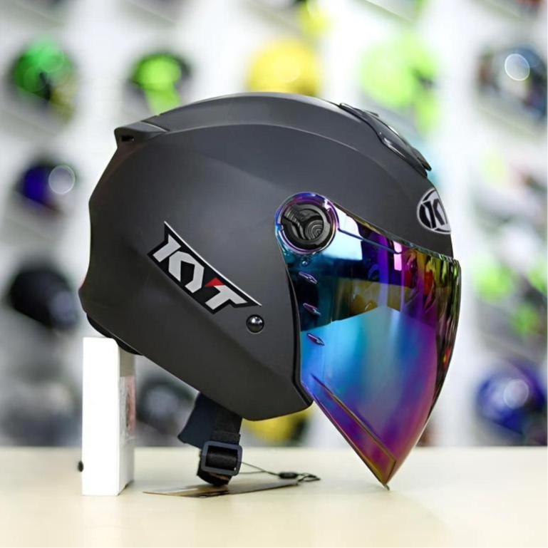 Nón Bảo Hiểm 3/4 - Mũ Royal XH01 Đen Nhám Chính Hãng Cao Cấp Giá Rẻ Helmet