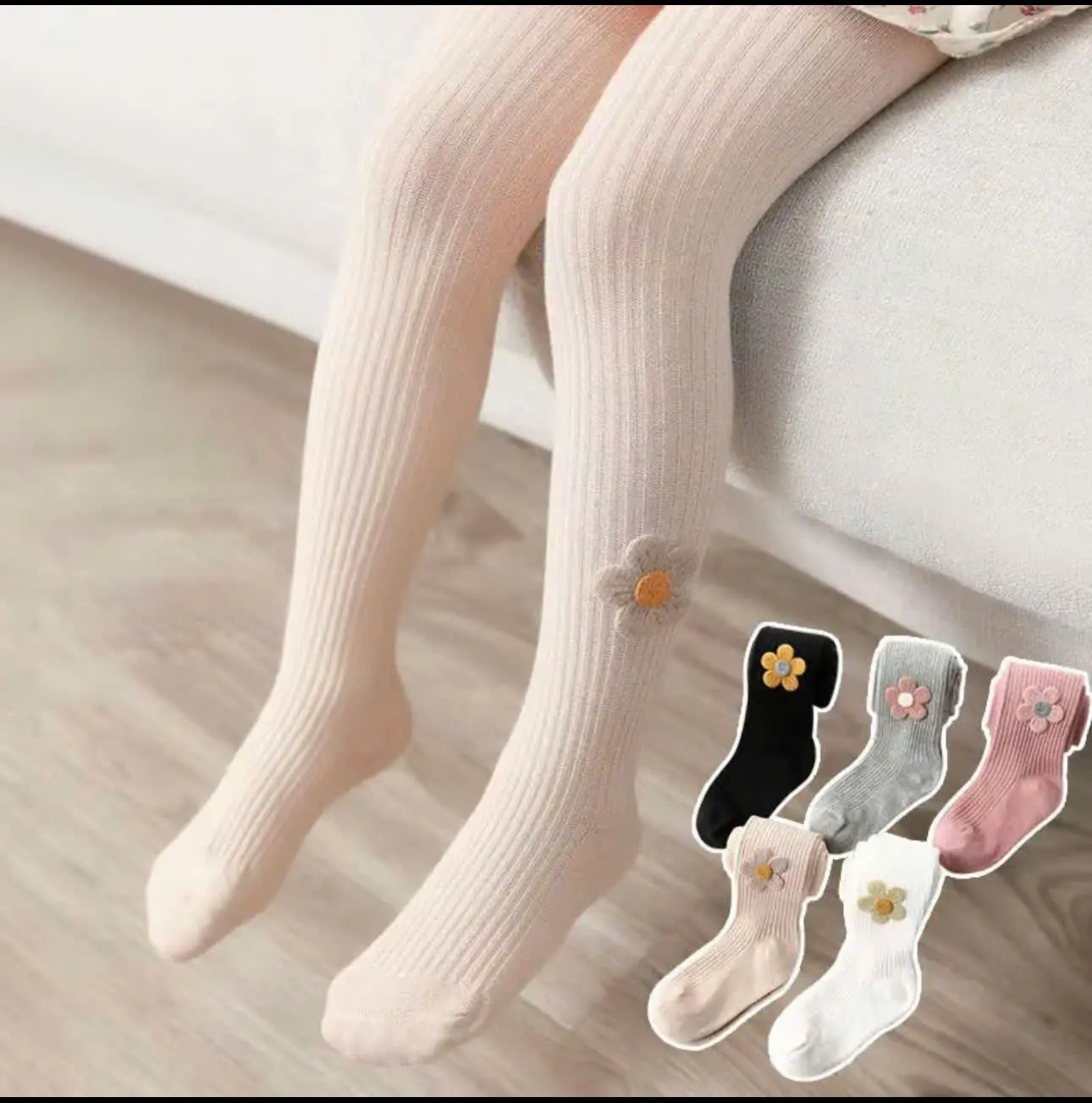 [ TẤT HOA ] Quần Tất Len Có Bàn Đính Hoa Cho Bé Hàng Dày Đẹp Siêu Xinh Siêu Dễ Thương Cho Bé Gái Diện Đi Chơi Đi Múa Siêu Xinh