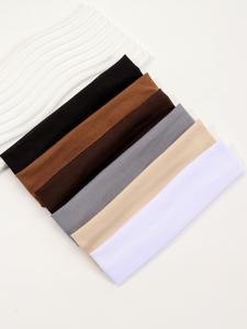 Diademas deportivas minimalistas de tela elástica anchas para Mujer, ideales como regalo de San Valentín, diademas elásticas anchas de moda para uso en cuidado de la piel y ejercicio, accesorios de moda para el cabello para Mujeres y Niñas