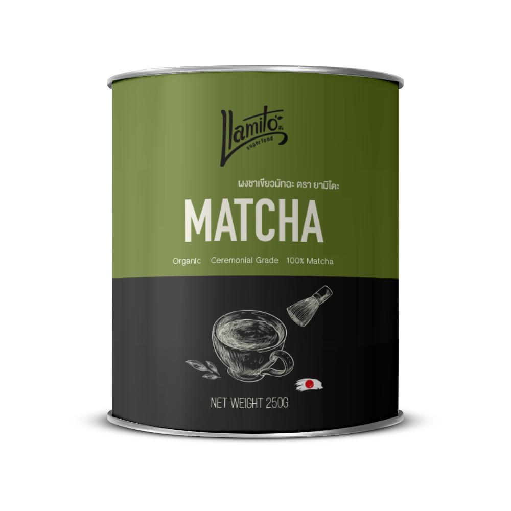 Llamito ผงมัทฉะ ออร์แกนิค (Organic Matcha Powder) ขนาด 250g