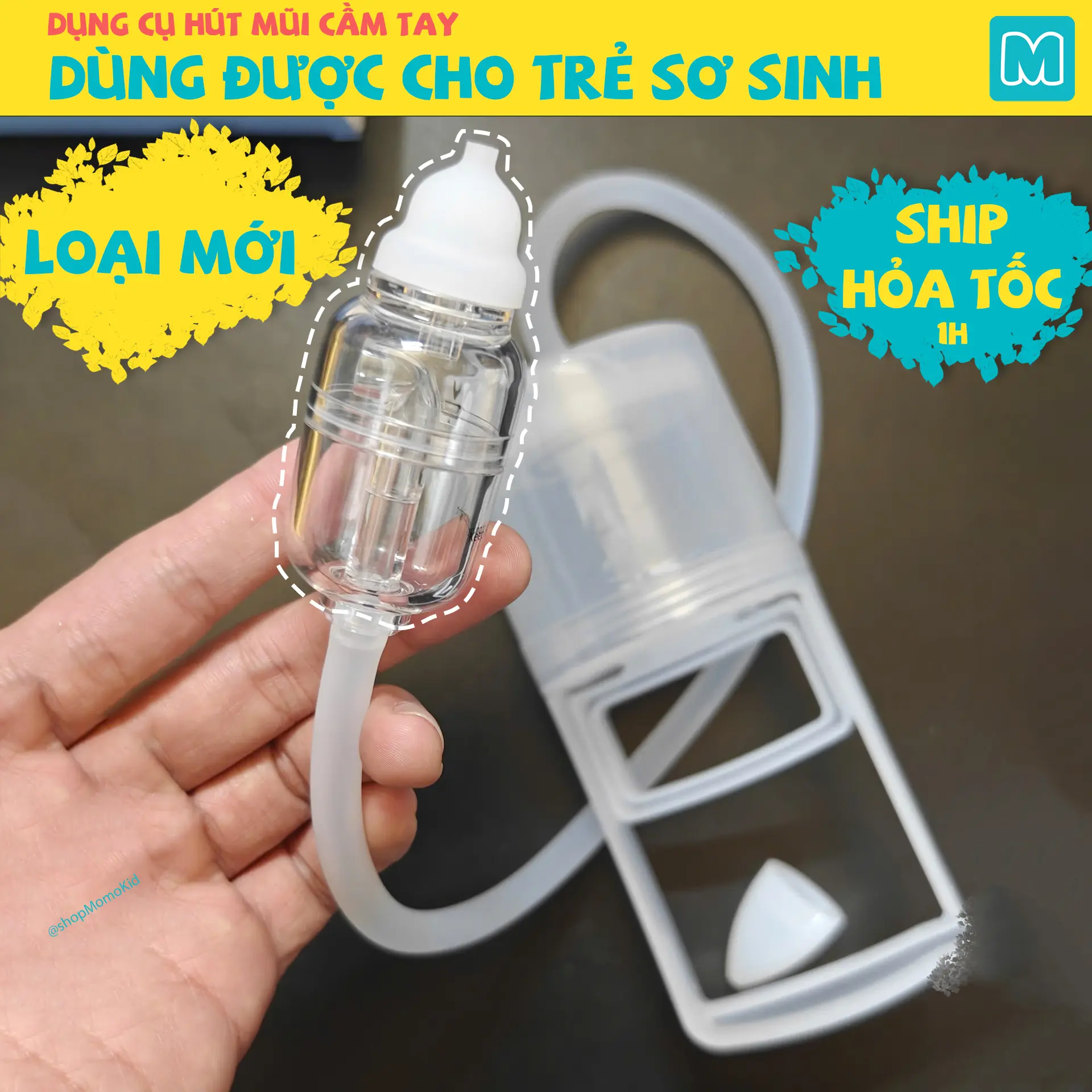 Hút Mũi Cầm Tay Cho Bé Loại Mới 2025 - An Toàn & Hiệu Quả