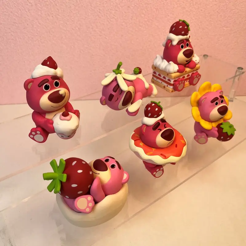 [Hàng Hot] Mô Hình Gấu Dâu 6-8cm Siêu Cute - GaGa Mô Hình Toy Đồ Chơi 4