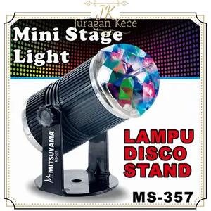 MS-357 Lampu Disco Stand Sensor Suara Musik LED Mitsuyama Laser Stage