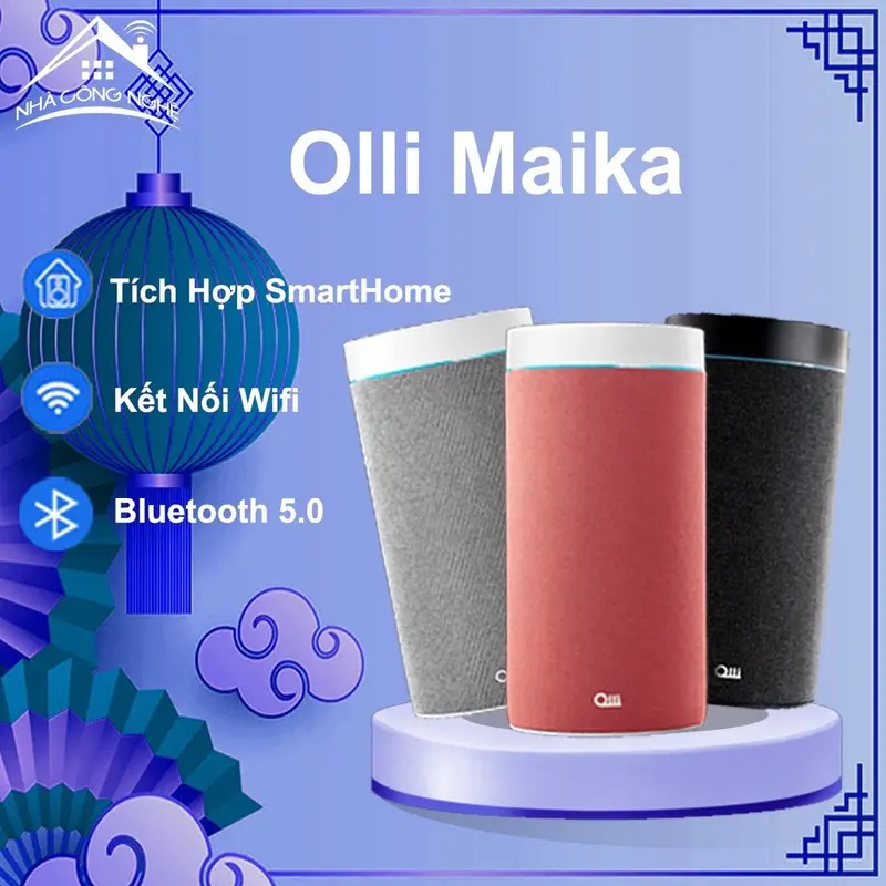 Loa Olli Maika Thông Minh - Tương Thích Nhiều Thiết Bị Nhà Thông Minh, Nhiều Tính Năng Nổi Bật Bảo hành của nhà sản xuất Bảo hành của nhà sản xuất Bảo hành của nhà sản xuất Bảo hành của nhà sản xuất Bảo hành của nhà sản xuất Củ Loa 1