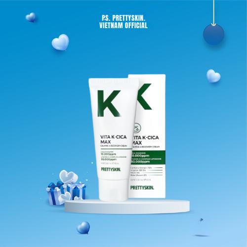 Kem dưỡng hỗ trợ phục hồi căng bóng Vita K Cica Prettyskin 60ml