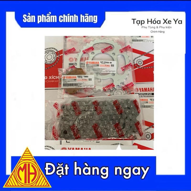  Nhông Sên Đĩa Bộ Nhông Xích Xe Yamaha Sirius  Sirius Fi  Exciter 135  Exciter 150  Exciter 155  R15 - Phụ Tùng Chính Hãng Yamaha . 
