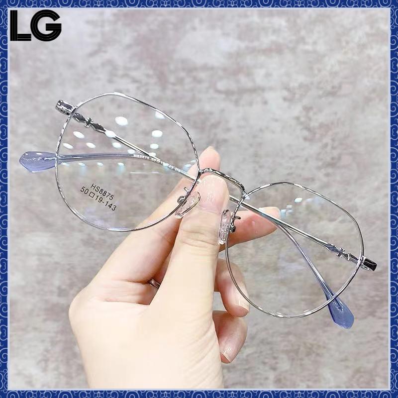 Mắt mèo Kính cận thị thời trang -0.5 -1.0 -1.5 -2.0 -2.5 -3.0 -3.5 -4.0 -4.5 -5.0 -5.5 -6.0 độ dành cho nam và nữ với tròng kính có thể tháo rời kính chống ánh sáng xanh 1888