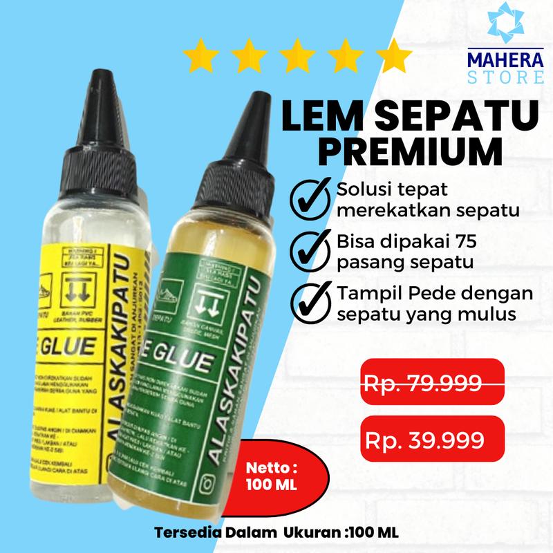(PROMO) LEM SEPATU SANDAL SUPER REKAT 100ml LEM SUPER REKAT PREMIUM 100% ORIGINAL / Lem Sepatu Sandal Super Kuat Tahan Air 0