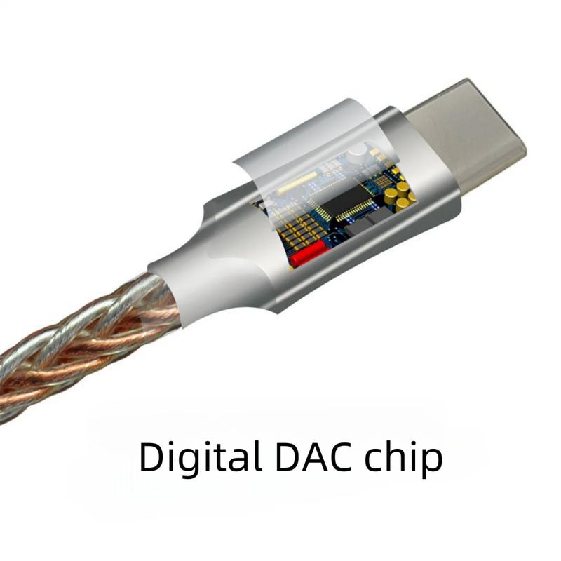 Product Introduction of USB Type C to 3.5mm DAC Dongle walk play Hi-max support EQ HiFi portable digital audio decoding amp DAC type-c mini dac usb c 13