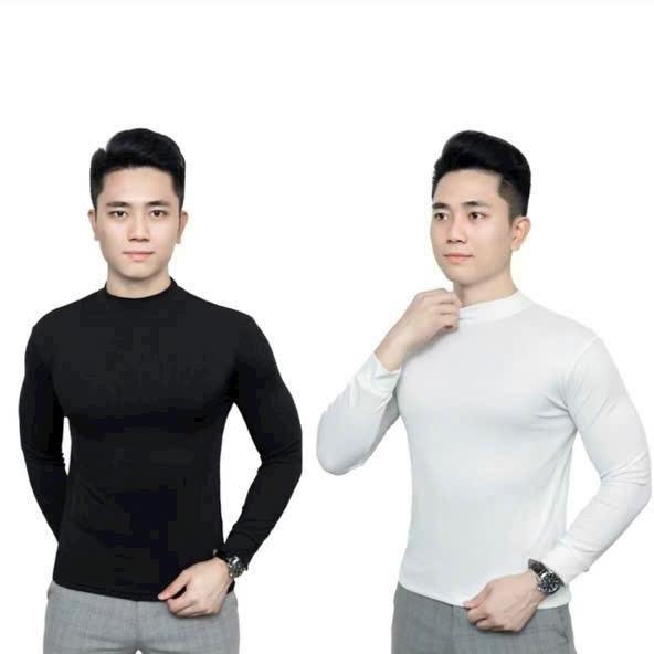 Áo giữ nhiệt thu đông cổ cao 3 cm co giãn 4 chiều ấm áp trẻ trung Menswear 2