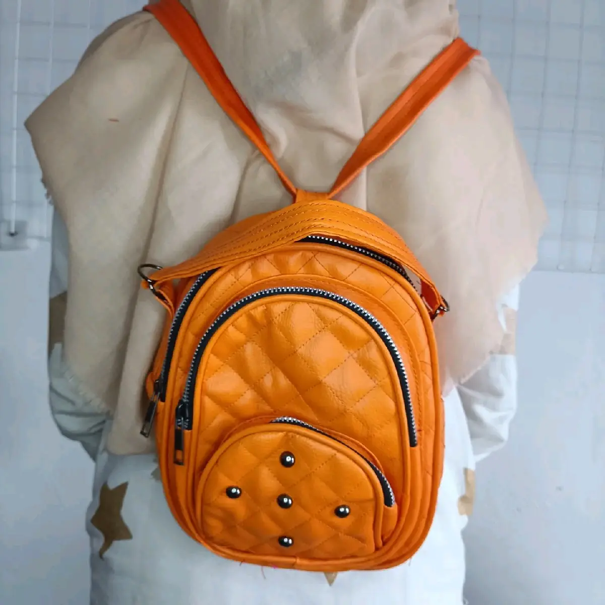 Tas Wanita Mini Multifungsi Gendong Atau Selendang Kulit Sintetis