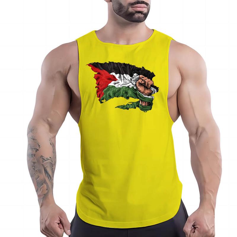 Product Introduction of Breathable Vest Men's Clothing Personality Fashion Casual Summer F Outdoor Basketball Print Sports Sleeveless Shirt Quick Dry 5