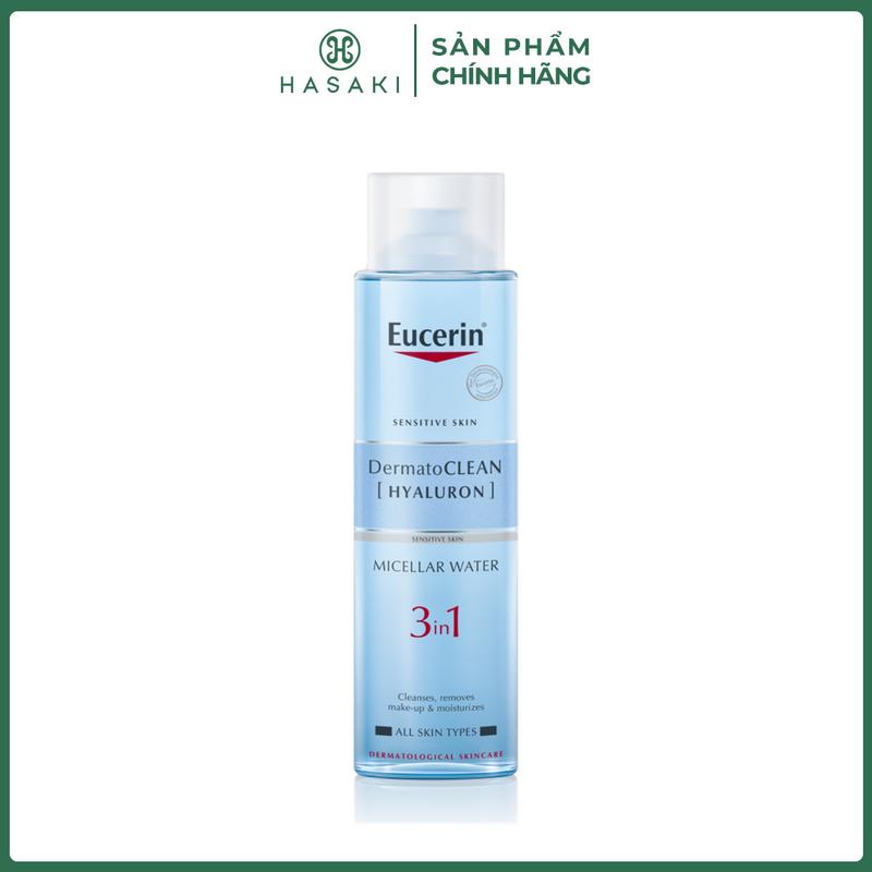 Nước Tẩy Trang Eucerin Dịu Nhẹ Cho Da Nhạy Cảm DermatoCLEAN Micellar Water 3 In 1 | HASAKI BEAUTY