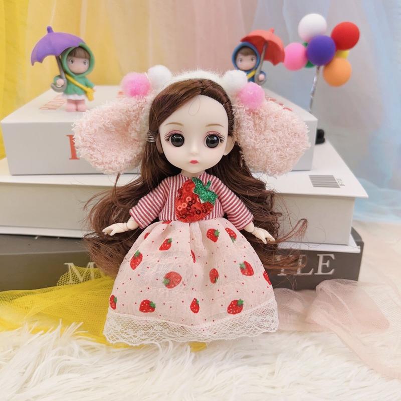 Product Introduction of Set Hadiah Anak Patung Barbie, 17cm, Pakaian Solek Simulasi Puteri, Sesuai untuk Kanak-kanak dan Perempuan, Hadiah Hari Jadi 6