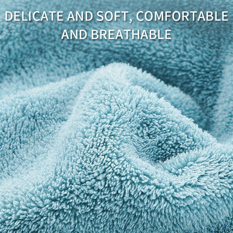 Product Introduction of Hair Drying Cap Towel Women Thicken Absorbent Shower Cap Coral Fleece Cute Animal Embroidery Quick-Dry Bathroom Towel 24