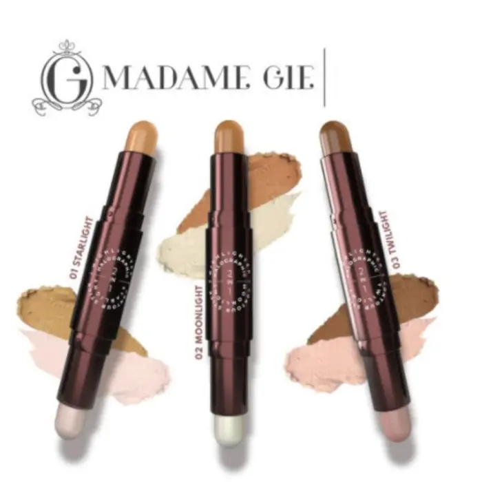 Madame Gie Halographic 2-in-1 Highlighter & Contour Stick | Highliter & Contour Stick