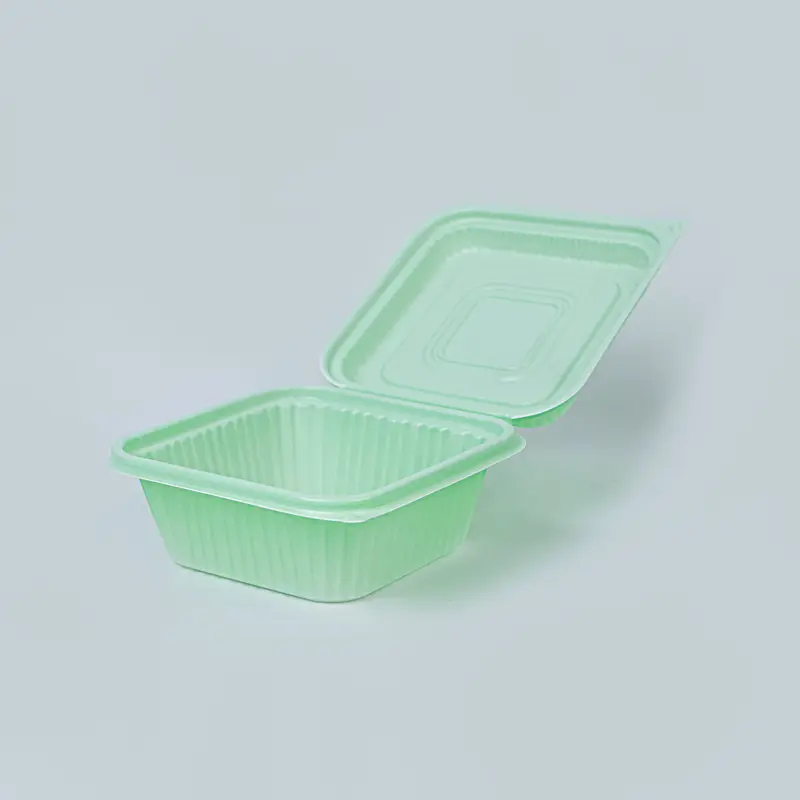 Khay nhựa đựng cơm 1 ngăn, 100% hạt nhựa PP, chịu đựng nhiệt độ -20℃ -> 120℃ (Lốc bán lẻ 10 hộp) 5