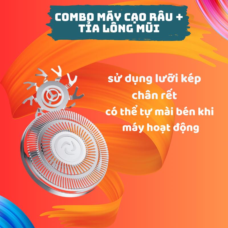 Product Introduction of [ bảo hành 12 tháng ] máy cạo râu mini , công nghệ lưỡi tự mài 0