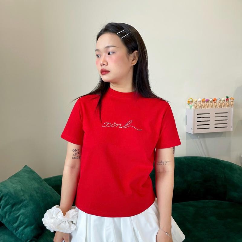 Áo BABY TEE “xinh” ĐÍNH ĐÁ 2