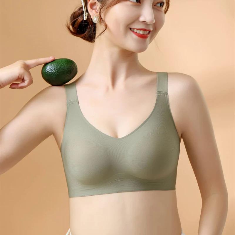 Product Introduction of Beautiful Back Large Size Soft Support Push-up Bra For Women, Seamless One-piece, Wire-free, Adjustable Sports Thin Bra 4