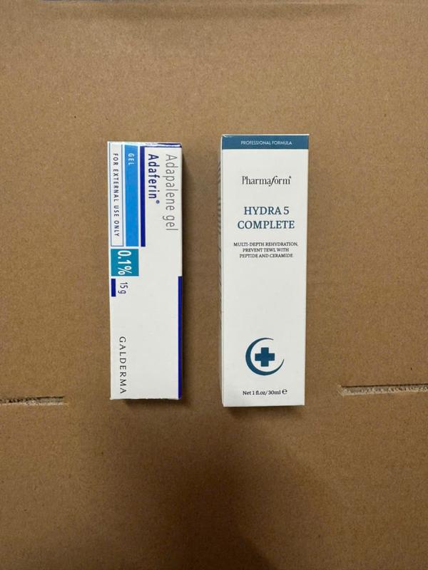 bộ trị mụn tuổi dậy thì (adapalen- serum b5 Phammar)