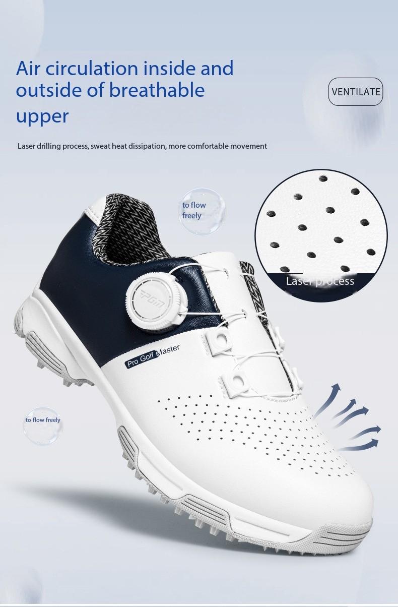 Product Introduction of [PGM] Children Golf Shoe Teenagers Boys and Girls Shoes Knob Shoelace Anti-Slip Lightweight Comfortable Xz382 13